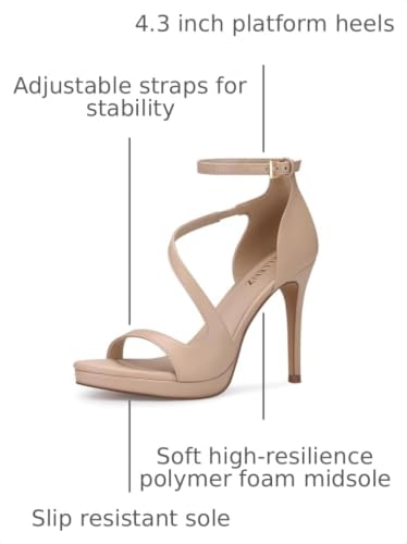 Image of CELLENZ Stiletto Women High Heels: 4.3 Inch Sexy Heel Wear Comfortable | for Formal Dressy Occasion Birthday Night out Wedding Dancing