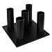 Yes4All Barbell Holder Vertical Storage Rack for Olympic Bar (5 Bars, 9 Bars)