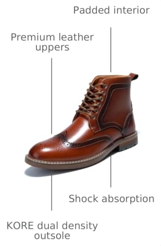 Image of Arkbird Men's Chukka Boots Genuine Leather Ankle Boot for Men Classic Casual Oxford Style Footwear
