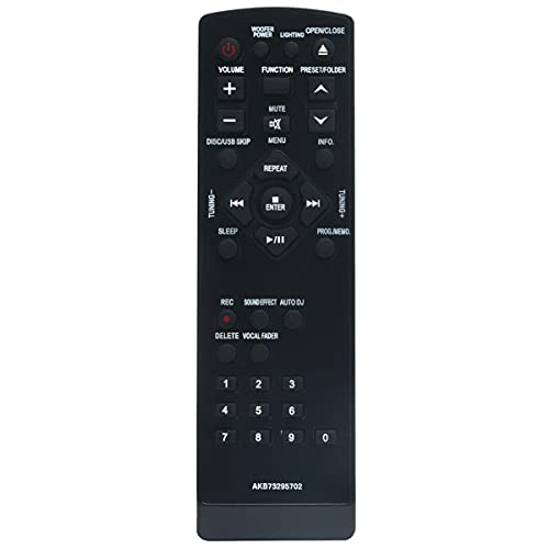 New AKB73295702 Replace Remote Control Replacement for LG Mini HiFi Audio System RCD406 New AKB73295702 Replace Remote Control Replacement for LG Mini HiFi Audio System RCD406