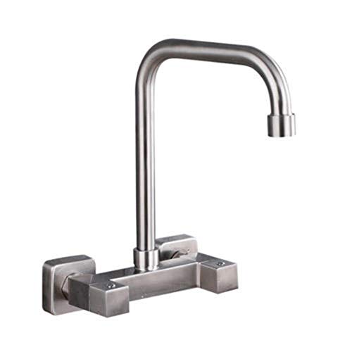 Grifo de cocina giratorio 360 de pared para lavar ollas grandes cómodamente