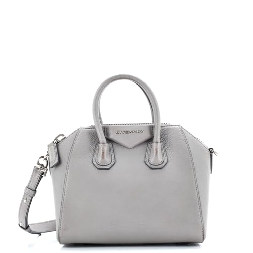Givenchy, Pre-Loved Antigona Bag Leather Mini, Gray