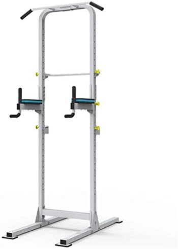 DXIN Power Tower,Home Gym Pull Up Dip Station,Multi Function Pull Up Station,Push Up Workout Abdominal Exercise,Load 300KG (Color : White-A, Size : 71126225cm)