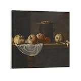 Póster artístico en lienzo de Seguidor de Diego Velázquez Bodegón y arte de pared, impresión moderna para decoración de dormitorio familiar, 28 x 28 pulgadas (70 x 70 cm)