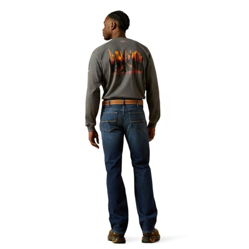 Image of ARIAT Men FR M7 Slim Lightweight DuraStretch Straight Leg Jeans