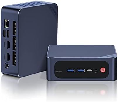Beelink Mini PC, SEi12 Intel 12th Gen i5-1235U(10C/12T, Up to 4.4GHz), 16GB DDR4 RAM 500GB NVMe(PCle 4.0) SSD, Win 11 Pro Mini Desktop Computer Support 4K@60Hz Dual HDMI Display/WiFi 6/BT5.2/USB-C