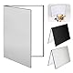 Licht Reflektor 3 in1 Fotografie Reflector Cardboard A3 Diffusor Fotografie Faltreflektor für Stillleben Schmuck Food Produktfotografie Foto 42 * 29cm (Silber/Weiß/Schwarz)