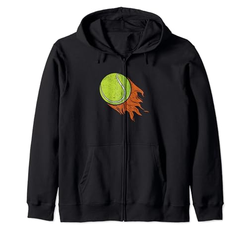 Pelota de tenis Cool Funny Sports Player Entrenador Fan Raqueta Pelotas Sudadera con Capucha