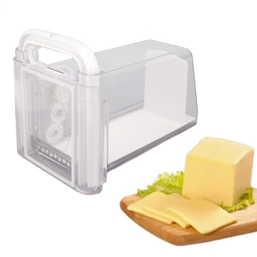 Cortador de Mantequilla, Cortador de Queso Multiusos Tabla para Cortar Queso Operación Simple...