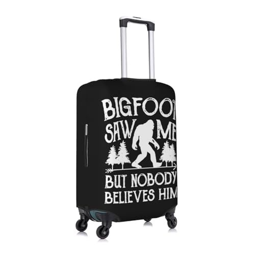 Big Foot Saw Me Universal Stretch Suitcase Cover Carry On Luggage Sleeve Anti Scratch Travel Baggage Protector for Unisex Women Large3
