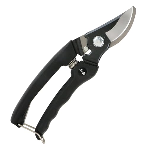 千吉(Senkichi) 剪定鋏 全長180mm 生木切断目安12mm 本刃付きで鋭い切れ味 軽量タイプ