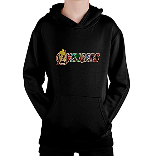 the Fan Tee Sudadera de NIÑOS Avengers Thor Ironman Hulk America Widow 034 12-13 Años