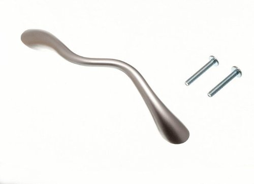 Poignées de tiroir 96 mm en métal chromé mat (Lot de 100) pour quincaillerie