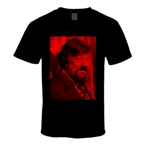gfu6dle Stephen Fry 11 T Shirt Celebrity Celebslover Fion Brand Black XXL