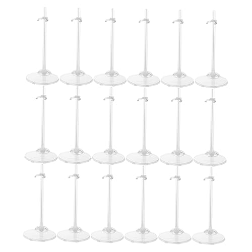BESPORTBLE Chic Attractive Doll Display Racks 18pcs Doll Accessories Set for Dolls Dolls Stable Base Boys and Girls' Room Dec