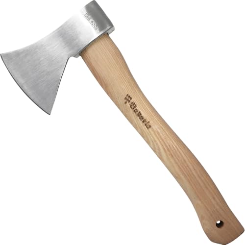 Beil 600g mit Stiel aus Holz - kleine Axt - Outdoor - Handbeil mit Holzgriff