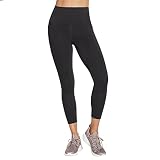 Skechers Women's Go Walk High Waisted 7/8 Legging Leggings, Black, Large