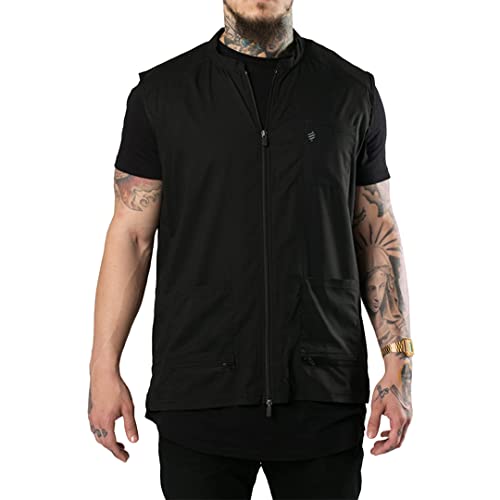Mejores review On-line Chaleco pelo negro Top diez. 5