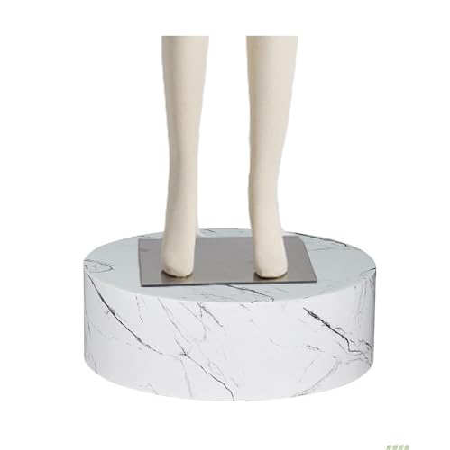 Socle d'exposition rond premium pour mannequin de prêt-à-porter