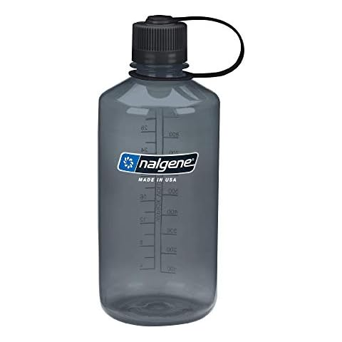 Nalgene Narrow Mouth Tritan Bottle, Grey, 1L Cover