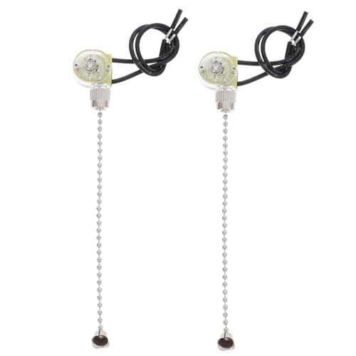 FRCOLOR 2個天井 用装飾的プルチェーンエクステンダー シーリングライト 用