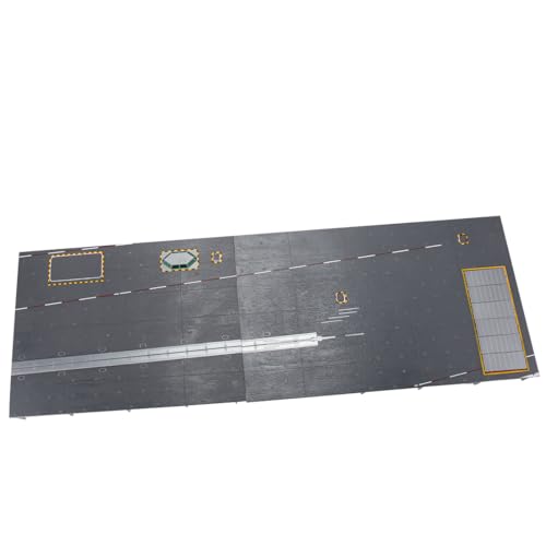 BAUBAUPLAY 1:72 Nimitz classe portaerei modello, moduli B1+B2 Catapulta 2 vie sezione iniziale, diorama militare dettagliato con supporto acrilico, collezionabile per gli appassionati di costruzione
