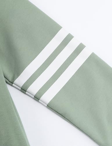 Toddler Boy Sweatsuit Stripe Long Sleeve Pull On Clothes Two Tone Tops and Pants Fall Winter Set