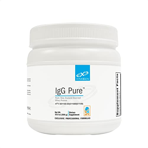 XYMOGEN IgG Pure - Bioactive Whey Protein Concentrate Powder to Support Lean Body Mass - Contains Immunoglobulins for Immune Support + Healthy GI Function (10.6 oz)