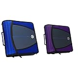 Case-it The Mighty Zip Tab Zipper Binder, 600 Sheet Capacity – Blue & The Mighty Zip Tab Zipper...