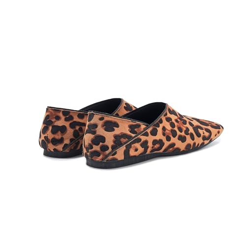 Women's Suede Ballet Flats Square Toe Slip-on Mary Jane Flat Shoes Casual Comfort Everyday Mules3