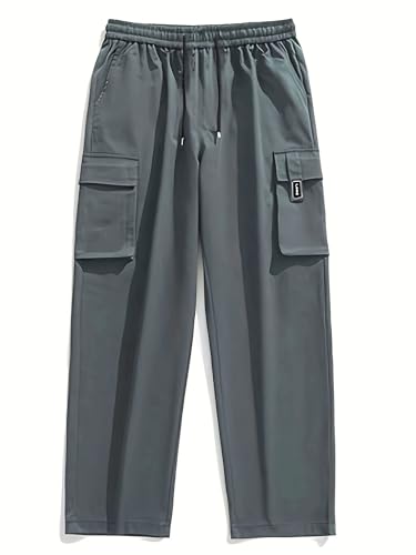 Image of Lymio Cargo for Men || Cotton Cargo Pant || Drawstring Waist Pant (Also Available in Plus Sizes) (133-136)