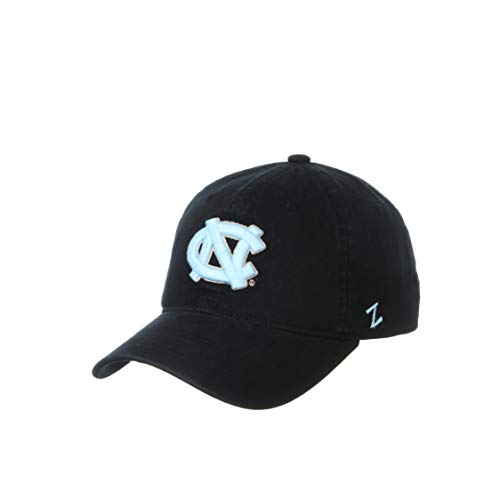 NCAA North Carolina Tar Heels Mens Adjustable Scholarship Hat Black, North Carolina Tar Heels Black, Adjustable