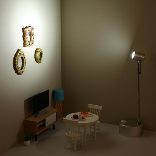 Foco LED interior de aluminio plata Veemoon luz armario 1w 6