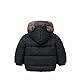 Natashas Baby Kinder Winterjacke Mantel mit Kapuze Jacke Warm Baby Niedlich Plüsch Bärenohren Jungen Mädchen Baumwolljacke（Schwarz, 128）