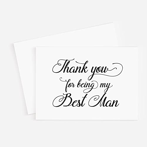 Thank you for being my Groomsman Cards Best Man card Ring