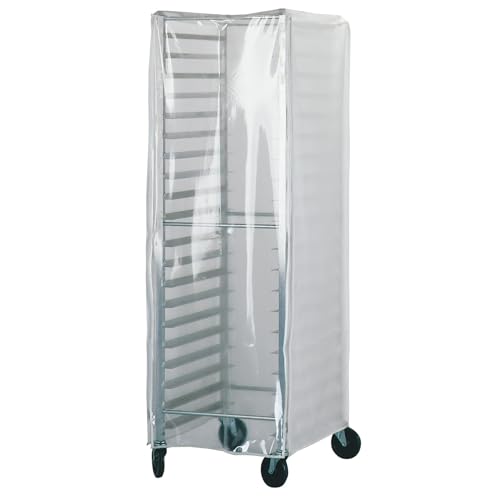 Advance Tabco Heavy Duty Clear Front Rack Cover w/ 3 Zippers