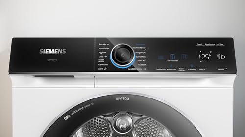 Siemens WQ45B2B40 iQ700 Slimme warmtepompdroger, 9 kg, autoDry optimale droging, zelfreinigende condensator, directTouch led-display, intelligentDry, outdoor-programma, wit, 60 cm - Image 3