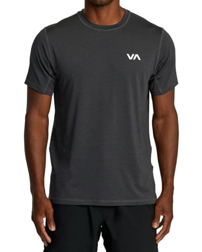 RVCA Men's Sport Vent Stripe Ss