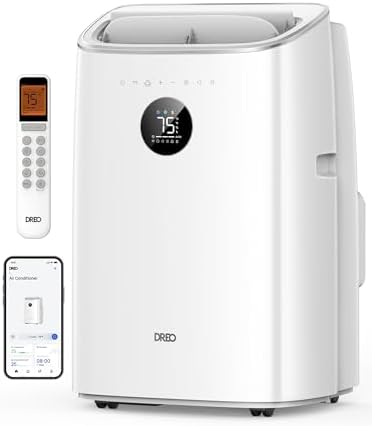 DREO Portable Air Conditioner 318S, 8000 BTU ASHRA...