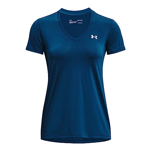 Image of Under Armour Womens Tech V-Neck Short-Sleeve T-Shirt