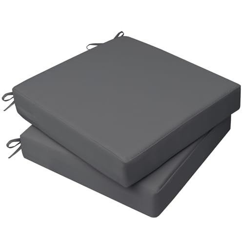AAAAAcessories Outdoor Chair Cushions, 24 x 24 x 4 inches, Set of 2
