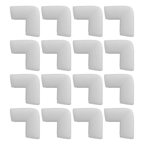 NAMOARLY Protector de Esquinas de Espuma Pearl Cotton Blanco para Muebles y Marcos, Construcción Resistente Que Previene Daños, Paquete de 50 Unidades para Embalaje Seguro