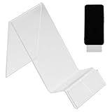 Support de téléphone de bureau - design simple et élégant avec fente coulissante, lignes fluides, support pour téléphone portable