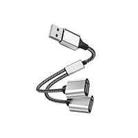 yu 2点おまとめ Amazon.co.jp: USBスプリッタYケーブル 2分岐 2-in-1 USB