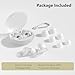 Yawsoy Reusable Ear Plugs, Low-/Mid-Level Noise Reduction Earplugs with Clear Speech for Conversation, Work, Social Gatherings & Noise Sensitivity, 15-18 dB (SNR), 6 Pair Ear Tips in S/M/L, Clear