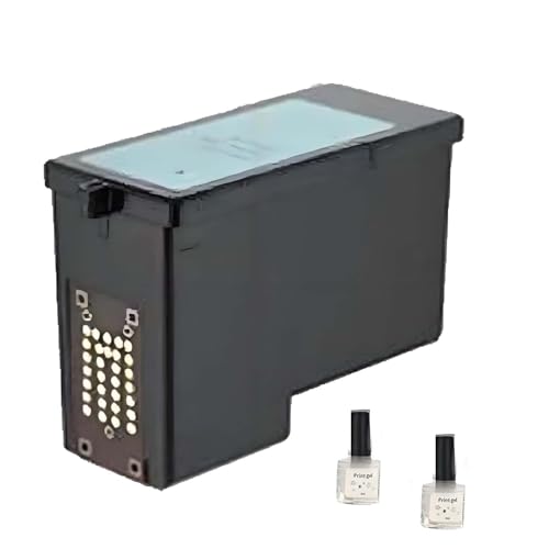 Impresora De Arte De Uñas 3D Con Pantalla 5” Y Resolución 2400DPI, Máquina Nail Art Con Lámpara U-V LED Integrada, Compatible Con App, Para Manicura En Casa Y Salón(Inkcartridge)