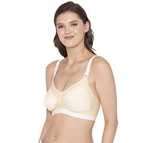 Image of SOUMINIE - Minimizer Bra - Non Padded - Cotton Rich - Broad Straps - Full Coverage - Wireless Seamless T-Shirt Bra