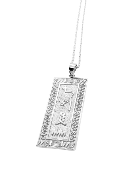 Hieroglyph Egypt Necklace Jewelry 