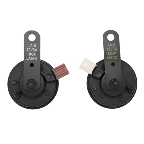 YYSG 38100-S84-H01 38150-S84-H01/ 2 PCS Car Horn Civic CRV Accord City 10-20 Fit 07-20 HR-V 16-19 Insight 00-19 Odyssey 95-19 Pilot 03-19 Accord 76-18 Crosstour 12-15 CR-V 02-11