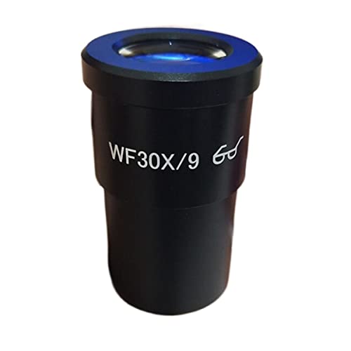 Microscope WF10X 15X 20X Wf25x WF30X 20mm 10mm 9mm Optical Glass Microscope Eyepiece Lens Mounting Size 30mm(1pc WF30X)